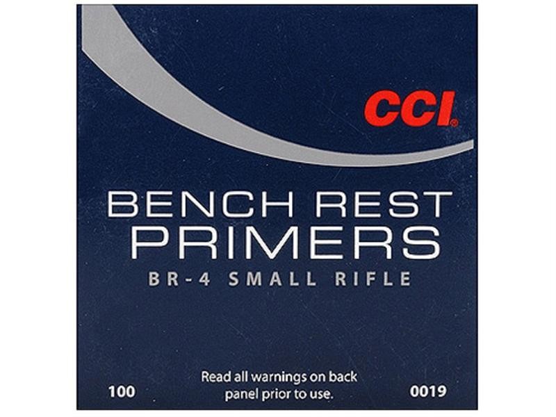 CCI Small Rifle Bench Rest Primers #BR4- Box of 1000 (HAZMAT Fee Required)- 19
