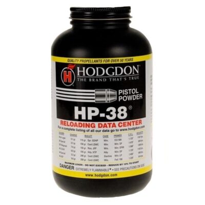 Hodgdon HP38 Smokeless Powder- 1 Lb. (HAZMAT Fee Required)- HHP381
