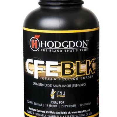 Hodgdon CFE BLK Smokeless Powder- 1 Lb. (HAZMAT Fee Required)- HBLK1