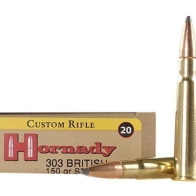 Hornady Custom .303 British 150 Gr. InterLock Spire Point- Box of 20