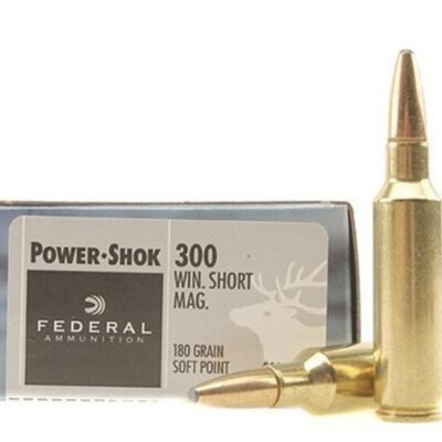Federal Power-Shok .300 Winchester Short Magnum (WSM) 180 Gr. Soft Point- Box of 20