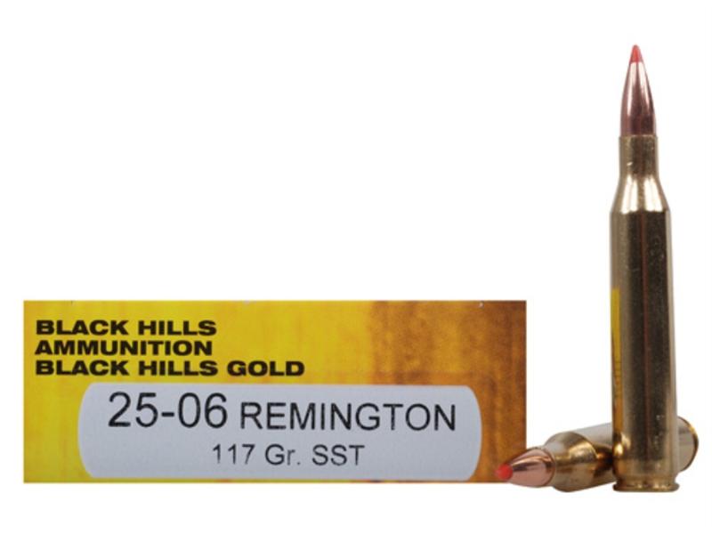 Black Hills Gold .25-06 Remington 117 Gr. Hornady SST- Box of 20