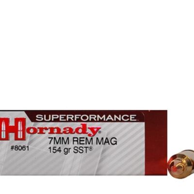 Hornady SUPERFORMANCE 7mm Remington Magnum 154 Gr. SST- Box of 20