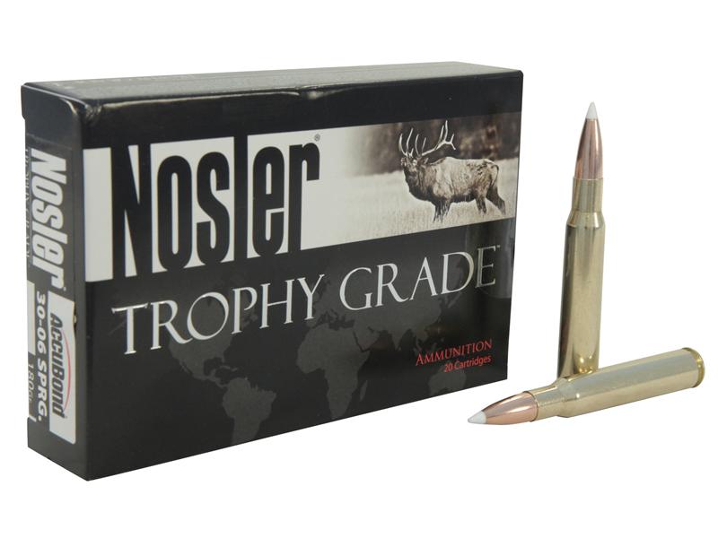 Nosler Trophy Grade .30-06 Springfield 180 Gr. AccuBond- Box of 20