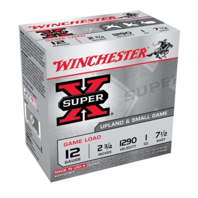 Winchester Super-X Game Load 12 Gauge 2-3/4" 1 oz #7-1/2 Shot- Box of 25