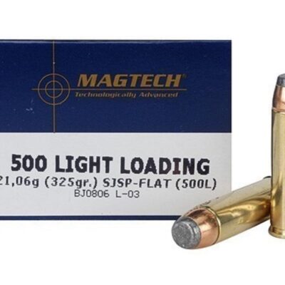 Magtech Sport .500 S&W Magnum 325 Gr. Light Loading Semi Jacketed Soft Point- Box of 20
