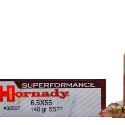 Hornady SUPERFORMANCE SST 6.5x55mm Swedish Mauser 140 Gr. SST- Box of 20