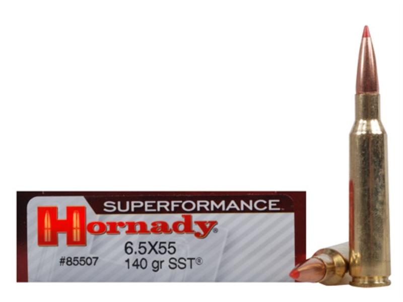 Hornady SUPERFORMANCE SST 6.5x55mm Swedish Mauser 140 Gr. SST- Box of 20