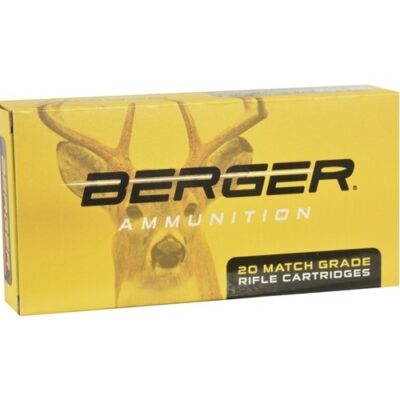 Berger Match Grade .308 Winchester 185 Gr. Classic Hunter Jacketed Hollow Point- Box of 20