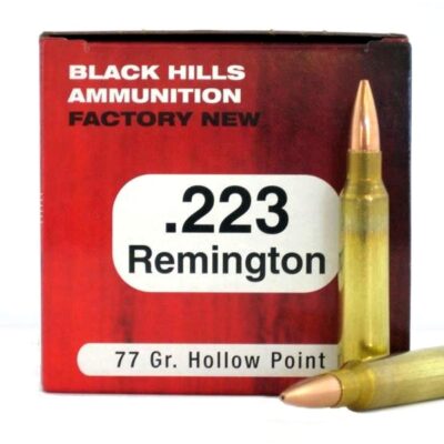 Black Hills .223 Remington 77 Gr. Sierra MatchKing Hollow Point- Box of 50