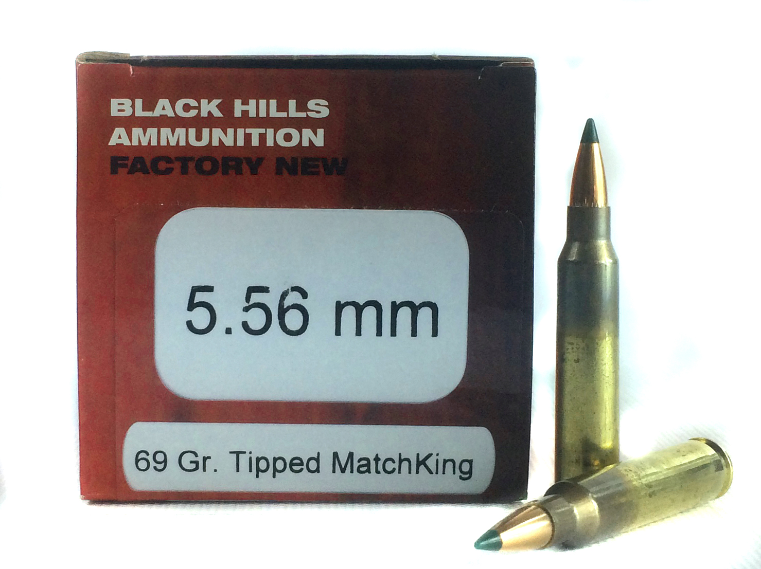 Black Hills 5.56x45mm NATO 69 Gr. Sierra Tipped MatchKing- Box of 50