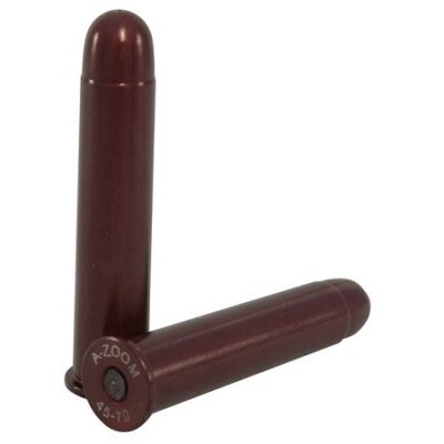 an image of the product A-ZOOM Action Proving Dummy Round, .45-70 Government, Snap Cap, Package of 2- 12231