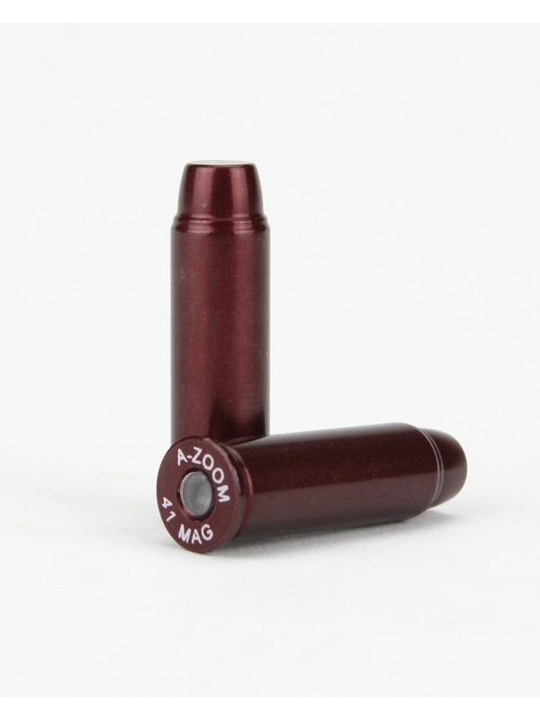an image of the product A-ZOOM Action Proving Dummy Round .41 Magnum, Snap Cap, Package of 6- 16127