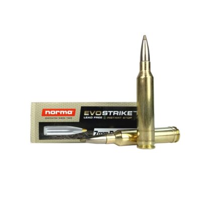 Norma EvoStrike 7mm Remington Magnum 127 Gr. Polymer Tip Boat Tail- Lead Free- Box of 20