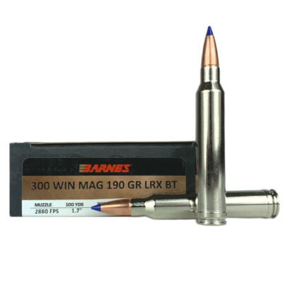 Barnes VOR-TX Long Range .300 Winchester Magnum 190 Gr. Barnes LRX Boat Tail- Lead-Free- Box of 20