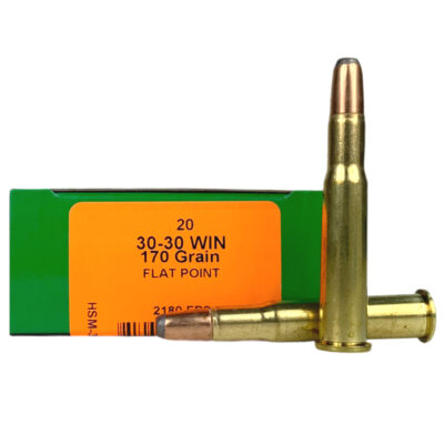 HSM 30-30 Winchester 170 Gr. Flat Point- Box of 20