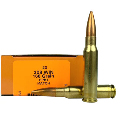 HSM .308 Winchester 168 Gr. Sierra MatchKing HPBT Match- Box of 20