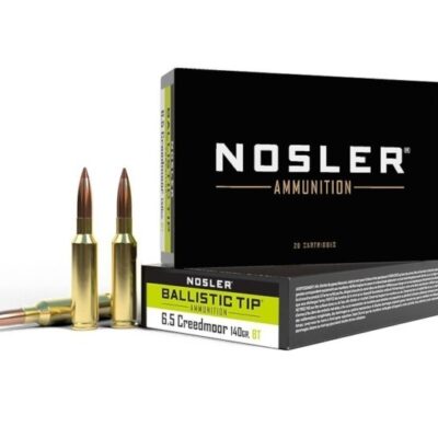 Nosler Trophy Grade 6.5 Creedmoor 140 Gr. Ballistic Tip- Box of 20