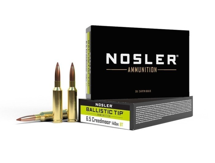 Nosler Trophy Grade 6.5 Creedmoor 140 Gr. Ballistic Tip- Box of 20