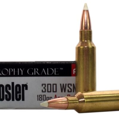 Nosler Match Grade 300 Winchester Short Magnum (WSM) 180 Gr. AccuBond- Box of 20