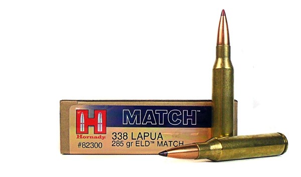 Hornady Match .338 Lapua Magnum 285 Gr. ELD Match- Box of 20