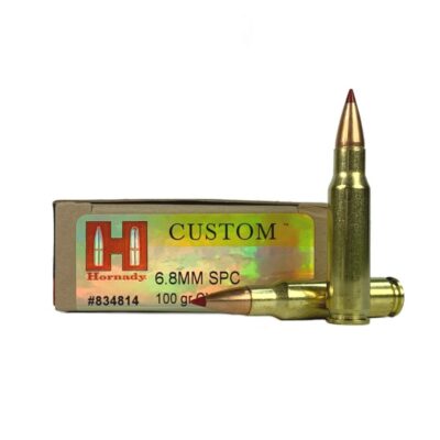 Hornady Custom 6.8mm Remington SPC 100 Gr. CX Polymer Tip- Lead-Free- Box of 20