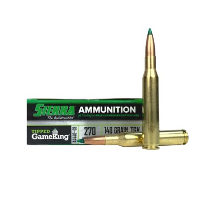 Sierra GameChanger .270 Winchester 140 Gr. Tipped GameKing Hollow Point Boat Tail- Box of 20