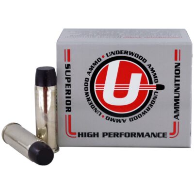 Underwood .500 S&W 440 Gr. Black Cherry Coated Lead Flat Nose Gas Check- Box of 20- A749