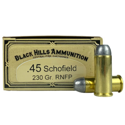 Black Hills Cowboy Action .45 Schofield 230 Gr. RNFP- Box of 50