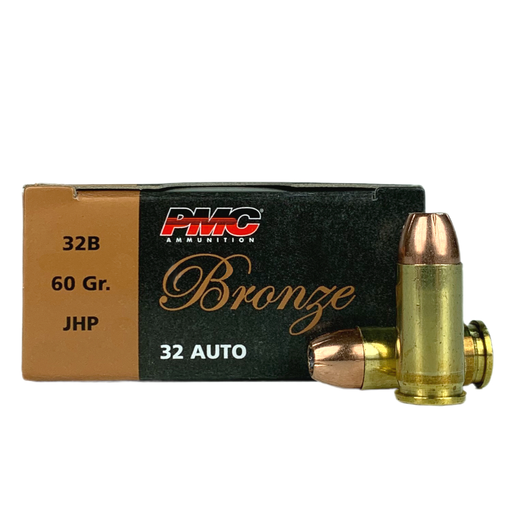 PMC Bronze .32 ACP 60 Gr. Jacketed Hollow Point- Box of 50