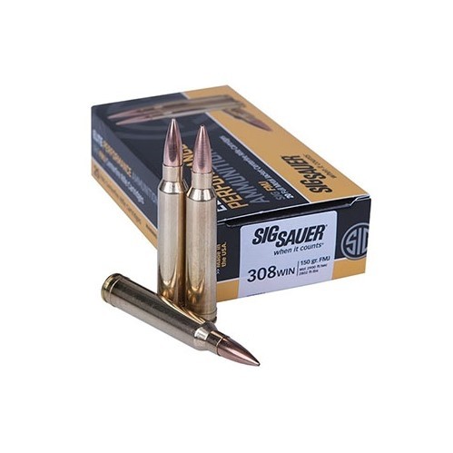 SIG SAUER Elite Performance .308 Winchester 150 Gr. Full Metal Jacket- Box of 20