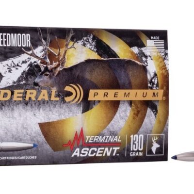 Federal Premium Terminal Ascent 6.5 Creedmoor 130 Gr. Slipstream Polymer Tip- Box of 20