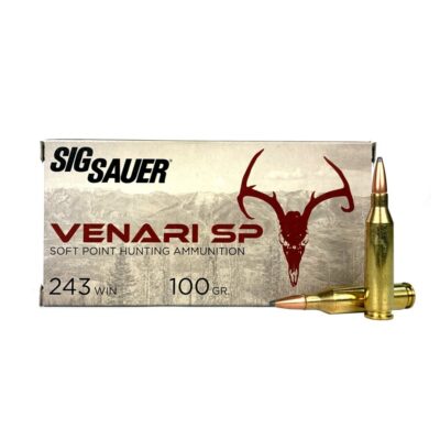 Sig Sauer .243 Winchester 100 Gr. Venari Soft Point- Box of 20