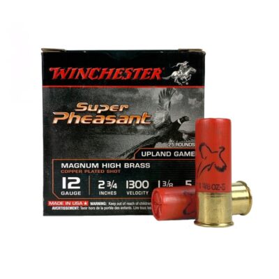 Winchester Super Pheasant 12 Gauge 2-3/4" 1-3/8 oz #5 Shot- Box of 25