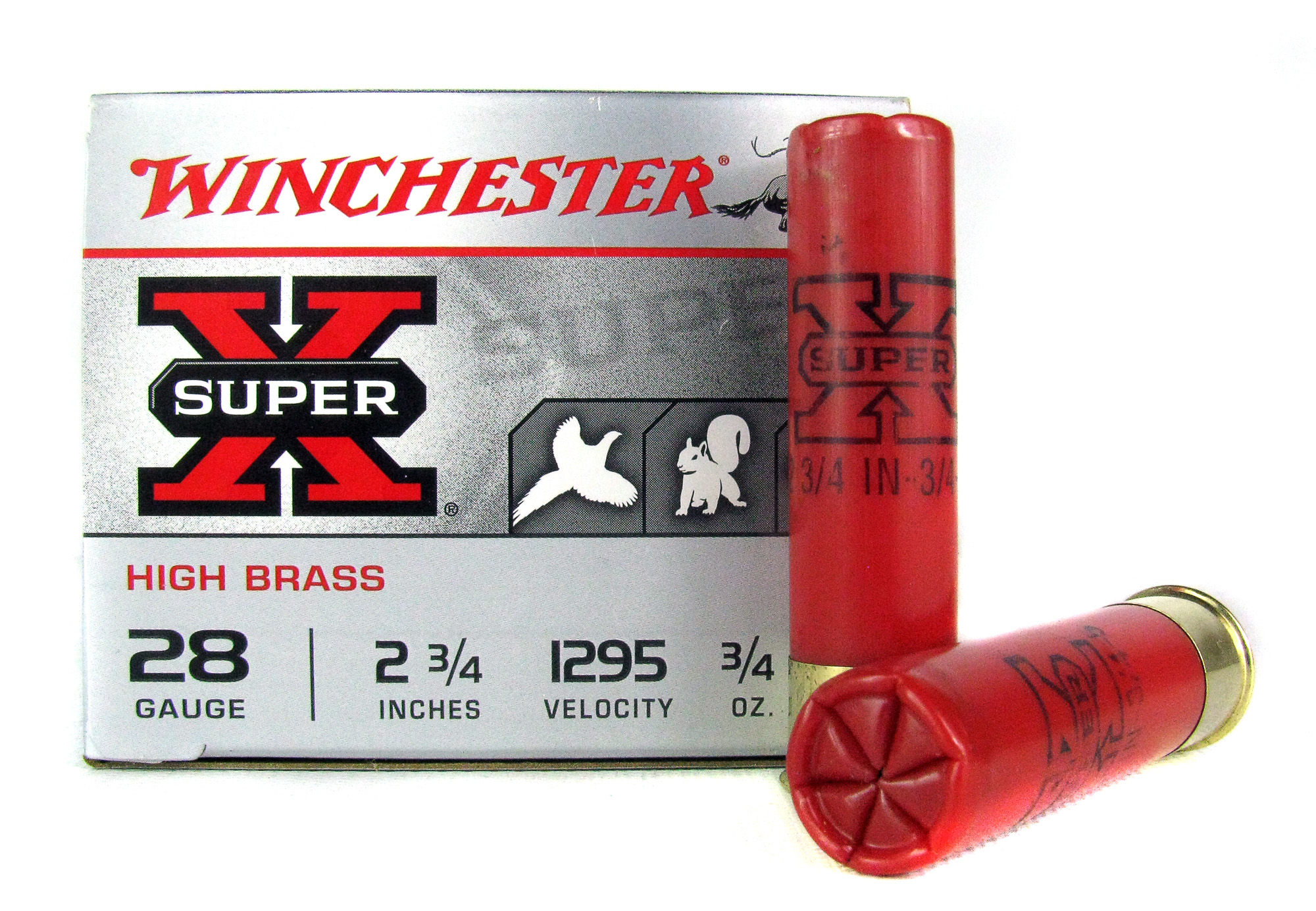 Winchester Super-X High Brass 28 Gauge 2-3/4" 3/4 oz #5 Shot- Box of 25