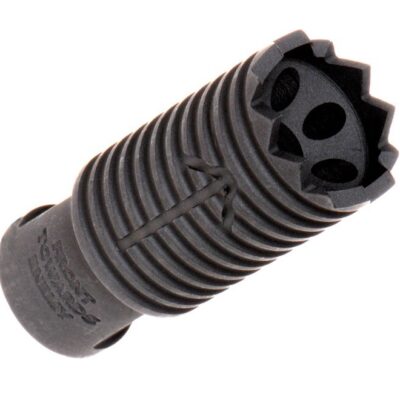an image of the product Troy Industries AR-10, DPMS LR-308 7.62mm Claymore Muzzle Brake- 5/8"-24 Thread- Matte - SBRA-CLM-06BT-0