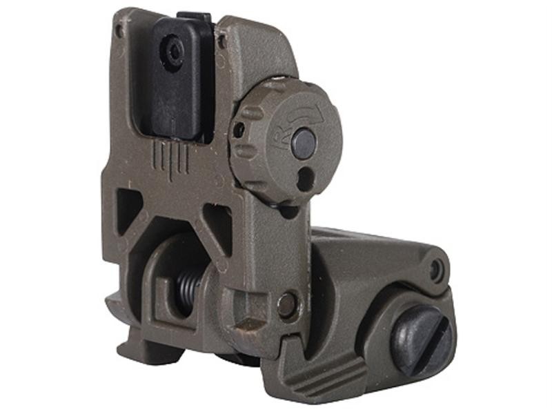 an image of the product MAGPUL MBUS Gen 2 Flip-Up Rear Sight AR-15 Polymer- ODG - MAG248-ODG