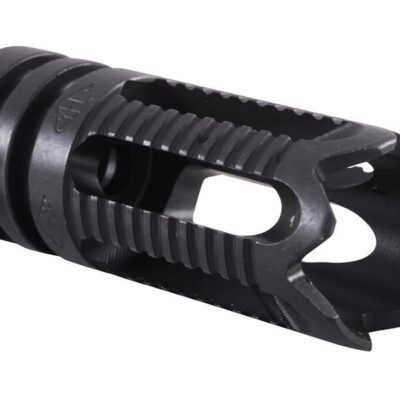 an image of the product Yankee Hill Machine AR-15 Phantom 5C2 Aggressive Flash Hider 1/2"-28 Thread- Parkerized Steel - YHM285C2