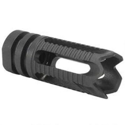 an image of the product Yankee Hill Machine AR-15 Phantom 6.8/7.62/9mm Flash Hider 1/2"-36 Thread- Parkerized Steel - YHM805C2