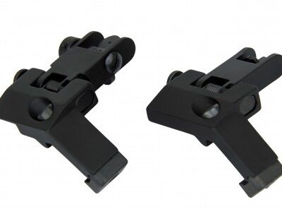 an image of the product AR15 45 Degree Flip-Up Back-Up Iron Sight Set- Black - IS003