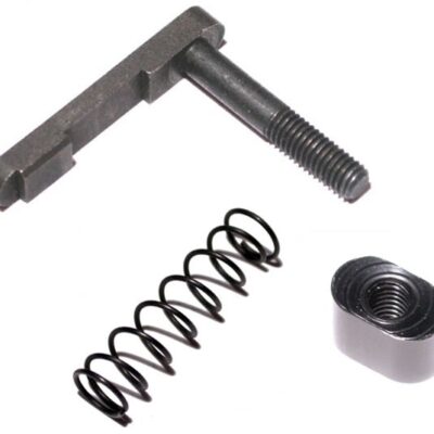 an image of the product AR15 Magazine Catch Assembly with Button and Spring- Steel Black - MAR119