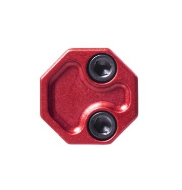 an image of the product PHASE5 AR Oversized Magazine Release- Red - OMR-RED