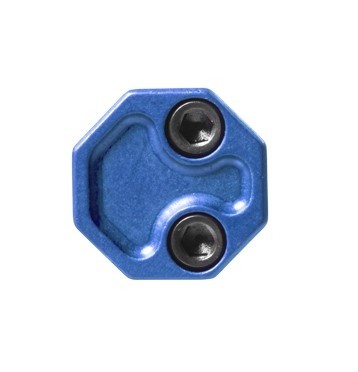 an image of the product PHASE5 AR Oversized Magazine Release- Blue - OMR-BLUE