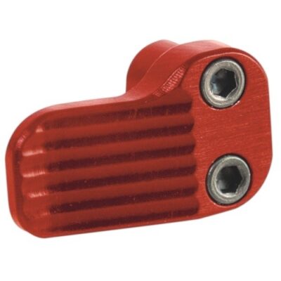 an image of the product Timber Creek AR-15 Extended Magazine Release- Anodized Red - AR-EMR-R