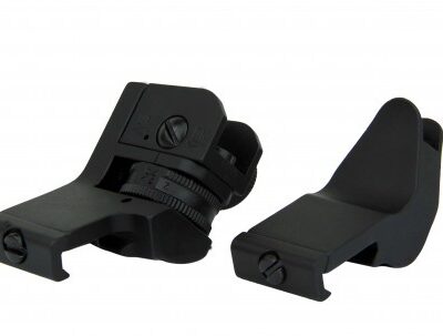an image of the product AR15 45 Degree Rapid Transition Back-Up Iron Sight Set- Black - IS009