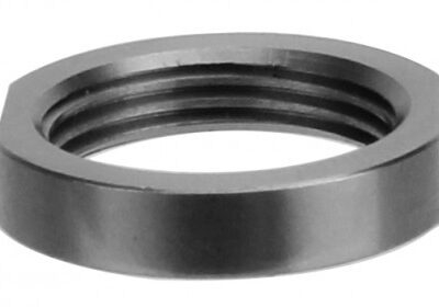 an image of the product AR10 .308 Muzzle Brake Jam Nut 5/8"x24 Pitch Threads- Stainless Steel - MAR062SS