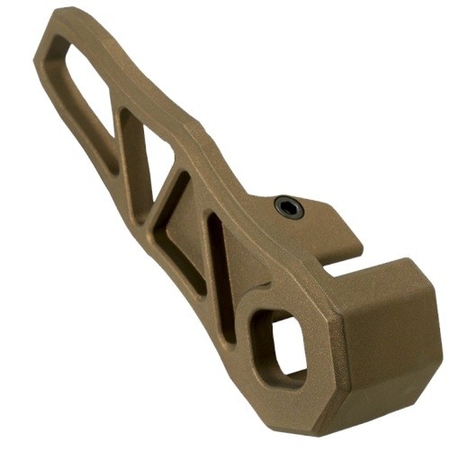 an image of the product Timber Creek AR-15 Receiver Extension Plate- Burnt Bronze Cerakote - MS-REP-BB