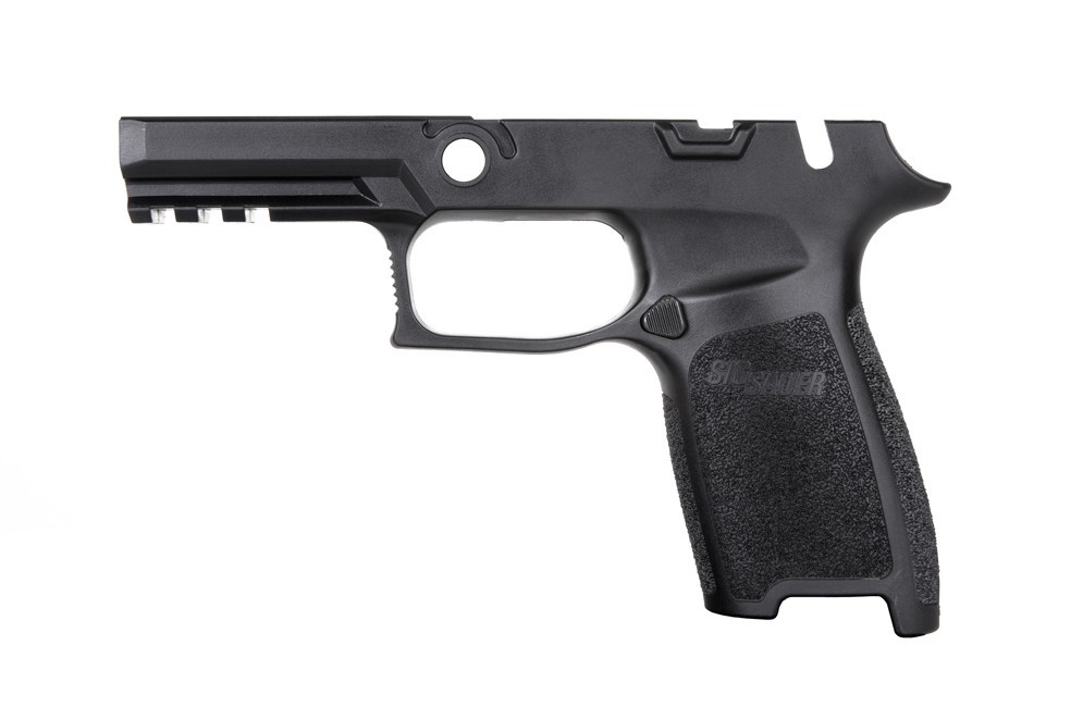 an image of the product SIG SAUER P250/P320 Grip Module Assembly, Carry, Large, Manual Safety, 9mm, .357 Sig, .40 S&W- BLK- 8900030