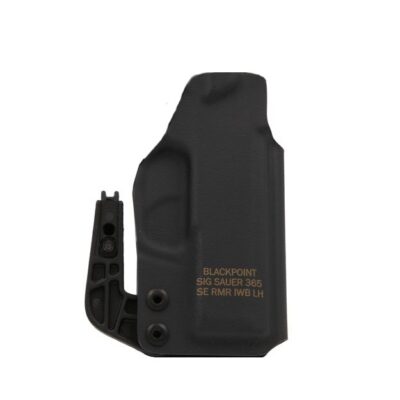 Black Point Tactical Sig Sauer P365 Appendix Carry IWB Optic Ready Holster- Left Hand- Black
