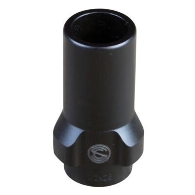 SilencerCo 9mm Luger 3 Lug Muzzle Adaptor 1/2x28" - Black